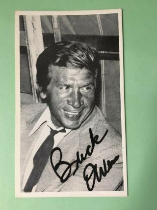 Buck Owens Signed - Autographed 1973 Fan Club Promo Postcard - Country Music Legend
