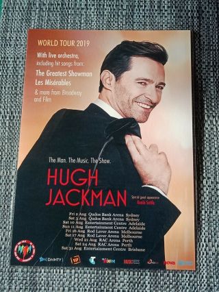 Hugh Jackman - 2019 Australia Tour Laminated Tour Poster The Greatest Showman
