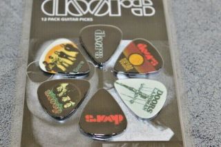 THE DOORS 12 PACK GUITAR PICK SET BY PERRI ' S LEATHERS CANADA 3