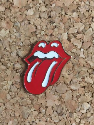Rolling Stones Tongue & Lips Logo Lapel Pin