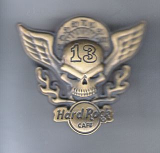 Hard Rock Cafe Pin: Online 3d Gold Skull Le75