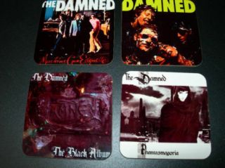 The Damned Album Cover Coaster Set