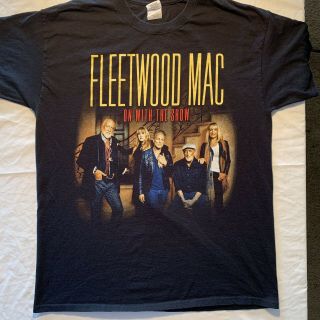 Fleetwood Mac On With The Show World Tour 2014 - 2015 T - Shirt L Front&back Print
