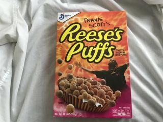 Travis Scott Reeses Puffs Cereal Box Astroworld Cactus Jack Special Edition