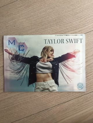 Taylor Swift Lover Japan Promo Booklet,  Official,  Rare,  Japanese,  Me