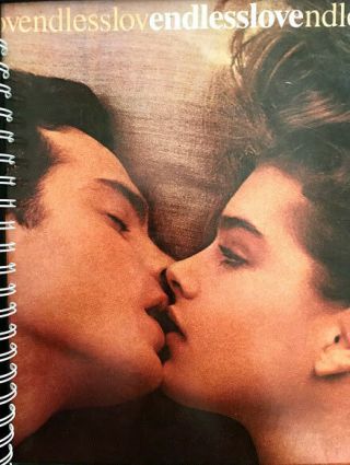 For The Brooke Shields Endless Love 1982 Martin Hewitt Fan Album Cover Notebook