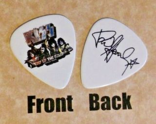 Kiss - Paul Stanley Band Signature End Of The Road Logo Guitar Pick - (w2)