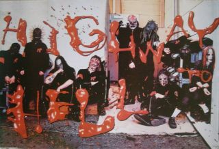 Slipknot " Highway To Hell " Poster From Asia - Rapcore,  Heavy Metal Music