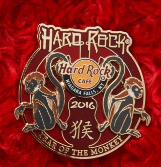 Hard Rock Cafe Pin Niagara Falls Year Of The Monkey York China Symbol Lapel