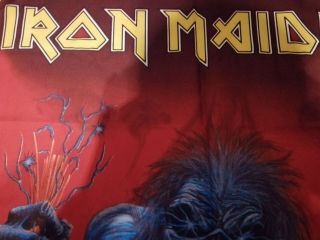 Iron Maiden ' Real Live One ' Tour Textile Poster Flag  NWOBHM Legacy 3