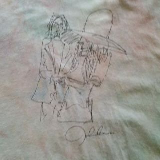 Tye - Dyed T Shirt With John Lennon Art Size L 42 - 44