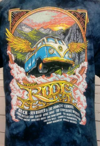 The Ride Telluride Festival Beck Ben Harper Et Al Size M T Shirt Unisex 2017
