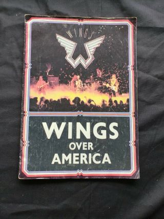 Paul Mccartney Wings Over America Concert Tour Program