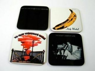 Lou Reed Velvet Underground Album Cover Coaster Set