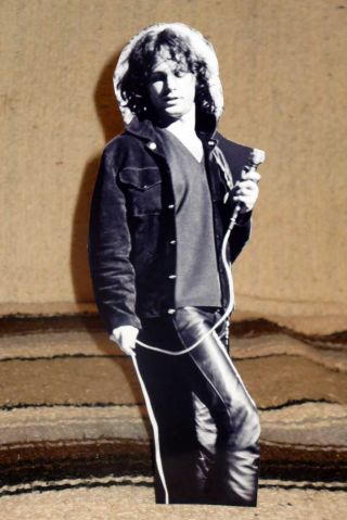 Jim Morrison " The Doors " Rock Star Tabletop Display Standee 10 1/4 " Tall