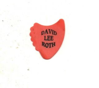 (( (david Lee Roth)) ) Guitar Pick Picks Plectrum ( ((very Rare)) )