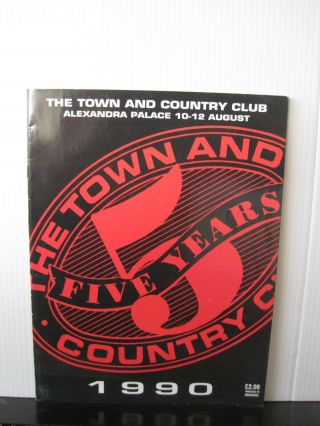 The Town And Country Club Five Years Alexandra Palace Programme Uk Post