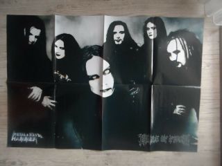 Cradle Of Filth Big Poster Black Metal Dimmu Borgir Heavy Metal Marduk Immortal