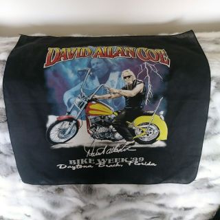 David Allan Coe 1999 Daytona Beach Bike Week Bandanna Harley Outlaw Country