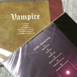 IZ ONE Japan IZ ONE 「Buenos Aires」 「Vampire」2 CD Set 2