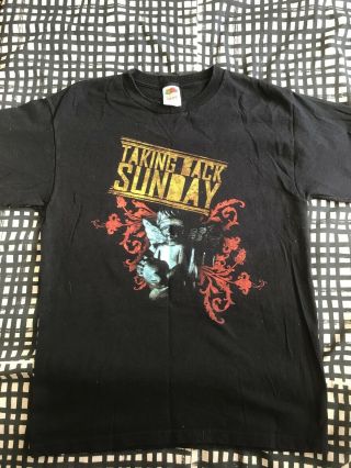 Taking Back Sunday T - Shirt Emo Jimmy Eat World Size Medium