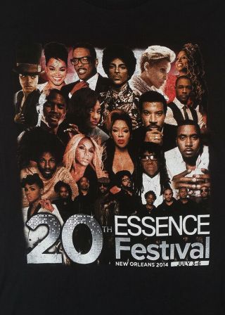 20th Essence Festival Orleans 2014 Concert T - Shirt – Size M - Prince Monae
