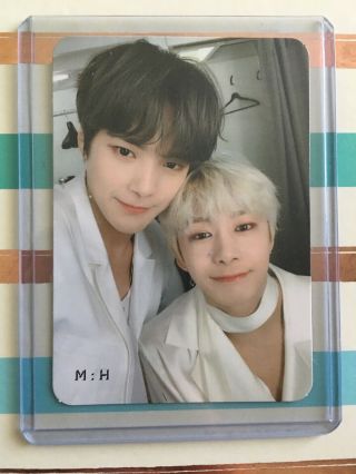 Minhyuk And Hyungwon Official Photocard Monsta X We Are Here (in Card Sleeve)