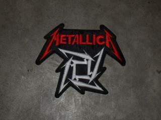Metallica Ninja Star 2 Large Woven Front Pocket Patch
