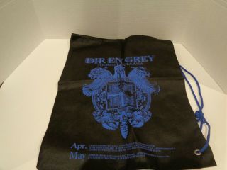 Dir En Grey Tabula Rasa Tour 2013 Blue Drawstring Bag Merch Japan Jrock