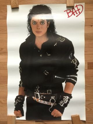 Michael Jackson Bad Promo Poster