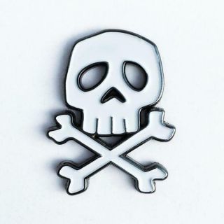 Captain Harlock 1.  25 " Metal Enamel Lapel Pin Misfits Samhain Danzig Fiend Club