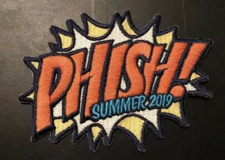 2019 Phish Summer Tour Concert Patch Alpine Valley Dick’s Not Poster Pollock