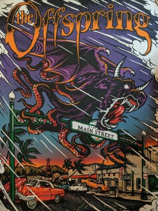 The Offspring Never Ending Summer Vip Tour Poster 2018