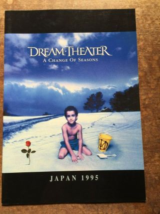 " Dream Theater " Tourbook A Change Of Seasons Japan 1995 Booklet Rare