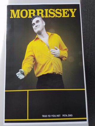 Morrissey 11x17 Tour Concert Poster Tickets The Smiths Lp