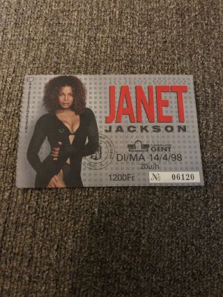Janet Jackson - Velvet Rope World Tour 1998 - Belgium