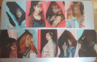 Twice 2nd Mini Album Page Two Cheer Up Photocard Member Set/ Lenticular Card