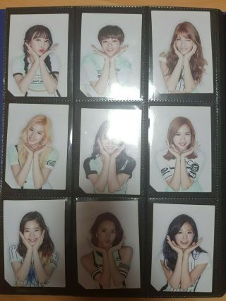 TWICE 2nd mini album PAGE TWO Cheer up photocard member set/ lenticular card 2