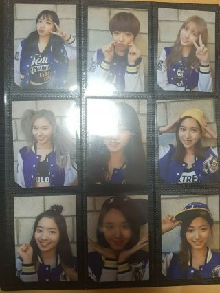 TWICE 2nd mini album PAGE TWO Cheer up photocard member set/ lenticular card 3