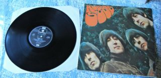 The Beatles Lp Rubber Soul Uk Parlophone Emi Records 2 Box Press 1965