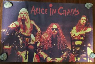 Alice In Chains Vintage Poster 90 