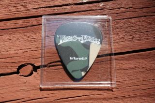 Tears For Fears White On Camouflage Tour Guitar Pick Roland Orzabal