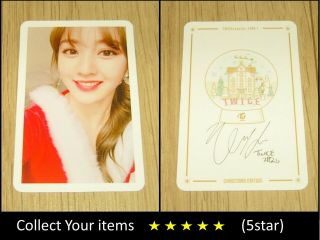 Twice 2016 Christmas Album Coaster Lane1 Base Jihyo Official Photo Card