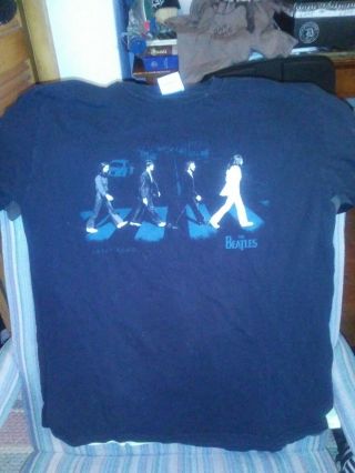 The Beatles T Shirt Mens Medium 2005 Vintage Abbey Road Shirt Official Beatles