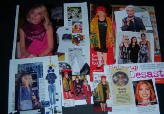 Blondie Debbie Harry 23 Pc German Clippings Full Pages
