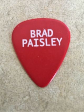 Brad Paisley Guitar Pick & Set List 2019 Summer Tour