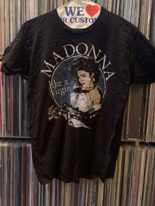 Madonna Like A Virgin Tour Shirt Large Livenation