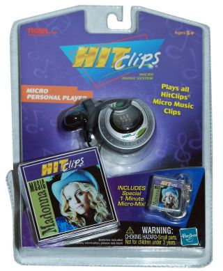 Madonna - " Music " Hasbro Hit Clips,  Micro Music Clip Tiger Electronics 2002,