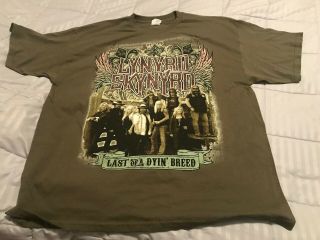 Lynyrd Skynyrd Concert T Shirt Last Of A Dyin Breed 2009 2x