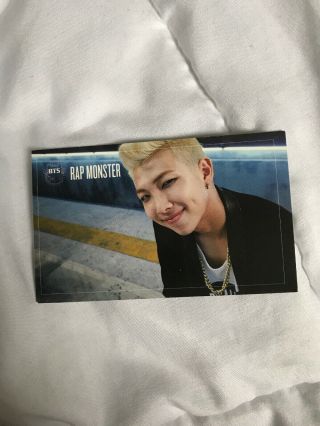 Bts Bangtan Boys Rm Rap Monster Official Photo Card Dark And Wild